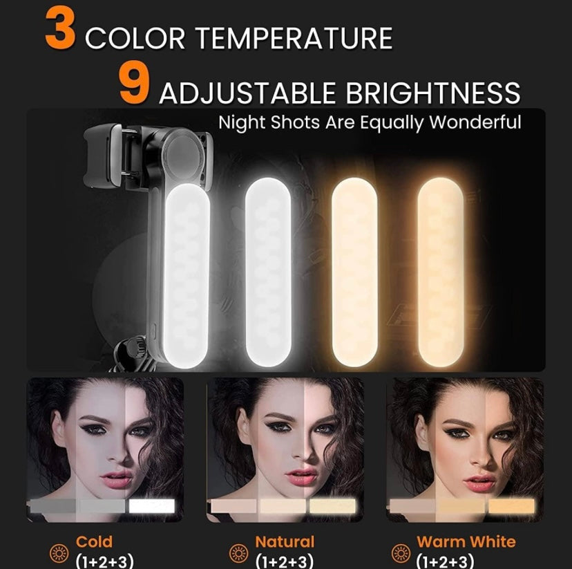 Q09 3 ne 1- Tripod stabilizues, selfie stick, ring light
