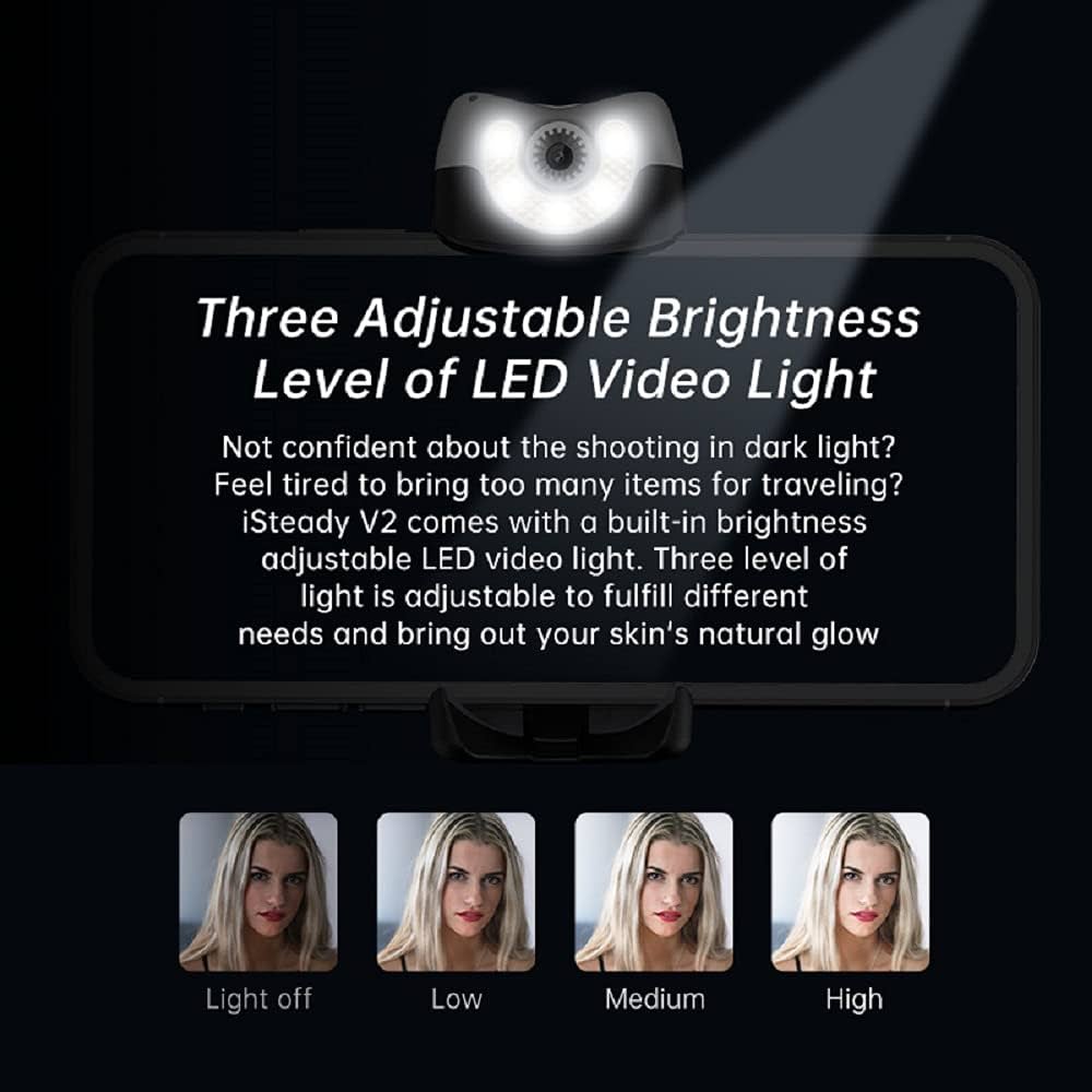 Gimbal për Telefon HOHEM Smartphone Stabilizer – Profesional me 3 Akse