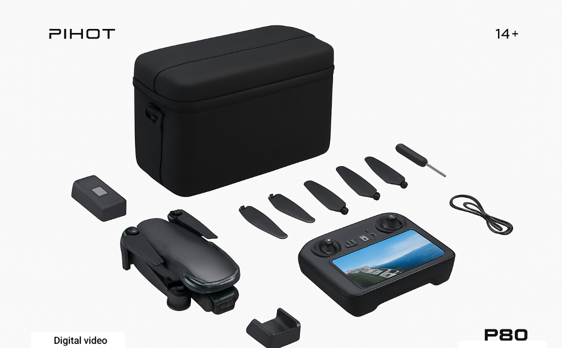 Dron Pihot P80 Pro+ Telekomande me ekran - Sensor 360