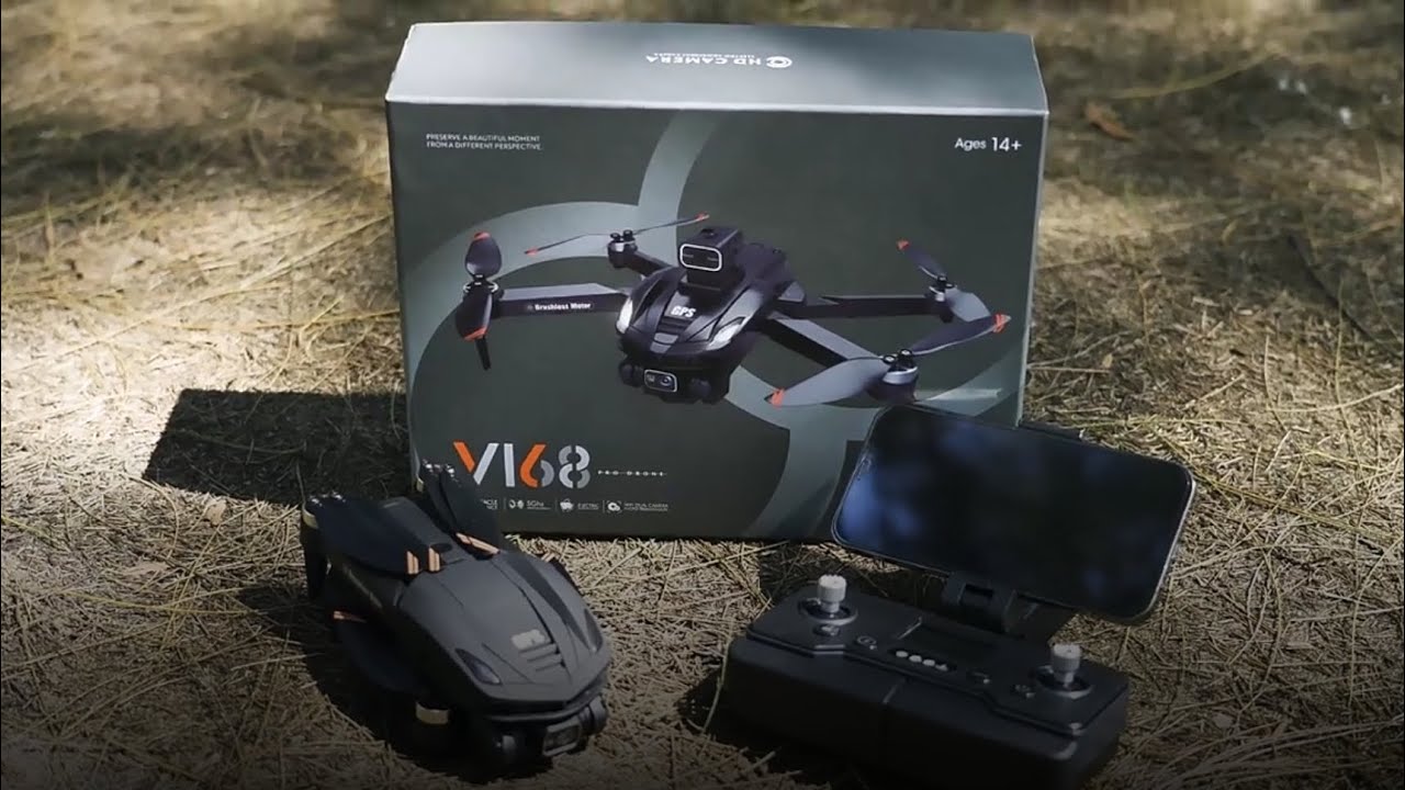 Dron V168 PRO me GPS - Sensor ndaj Pengesave