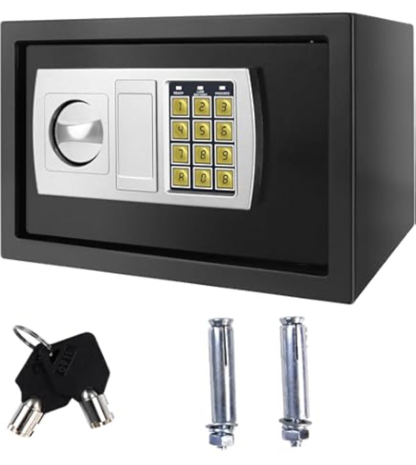 Kasafortë elektronike me kod dhe çelësa Safe Box 20E