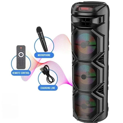 Boks me Bluetooth Multi Media Speaker - Party Karaoke Lokale