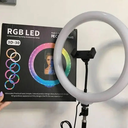 Dritë LED Ring Light 3D-30 RGB