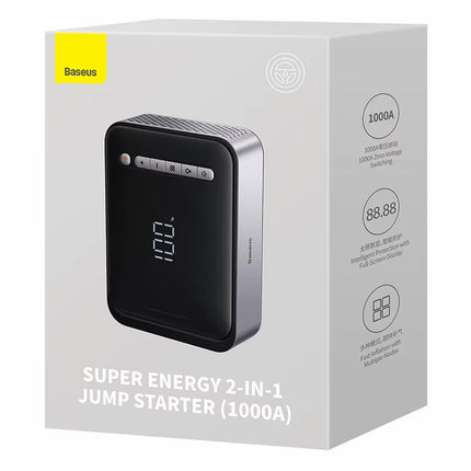Baseus Super Energy 2-in-1 Jump Starter për Makinë (1000A)