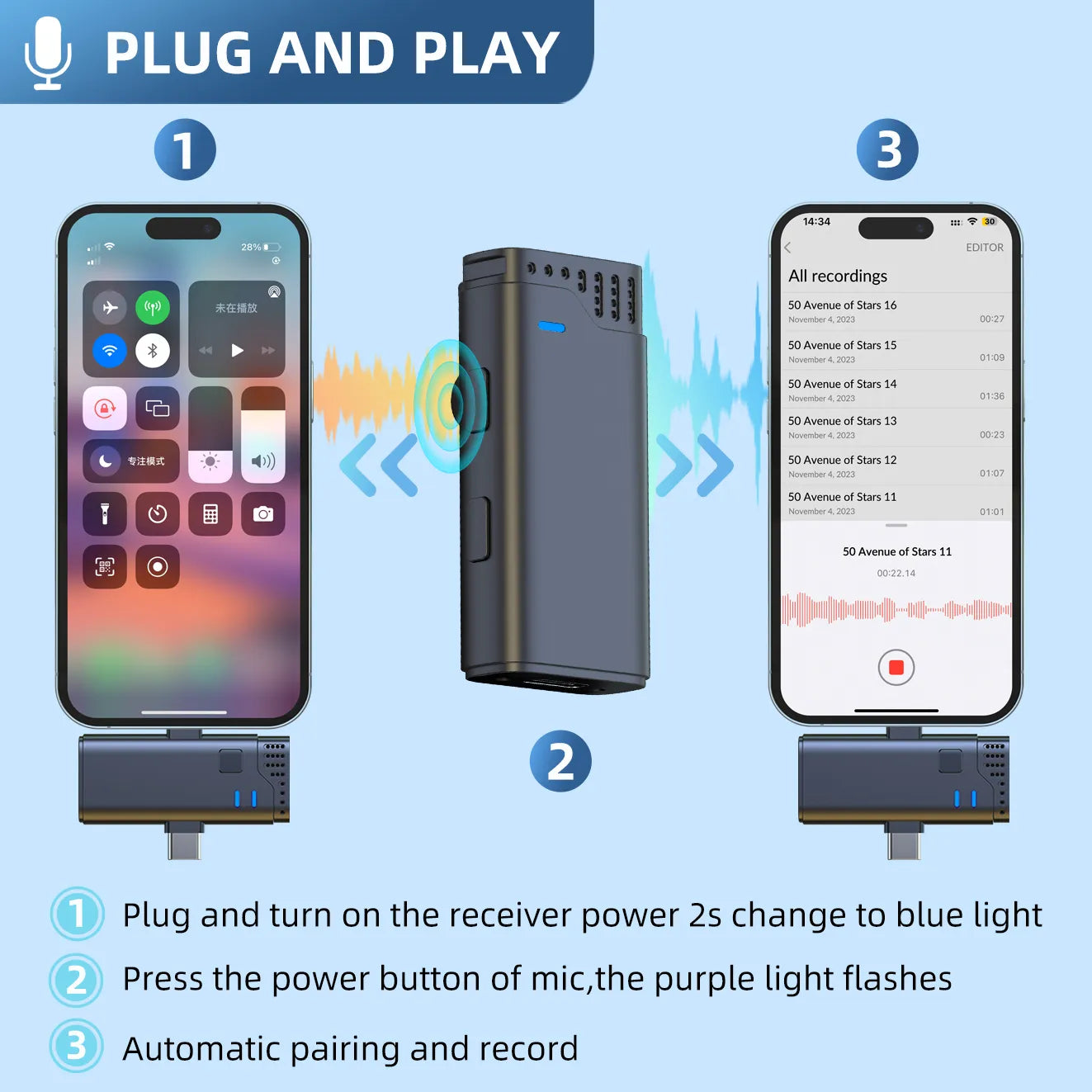 Mikrofon Wireless Jmary MW-16 2.4G
