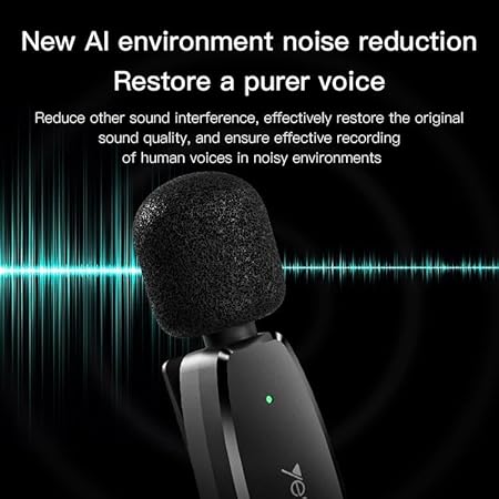 Mikrofon wireless YESIDO KR15 Dual Low-latency