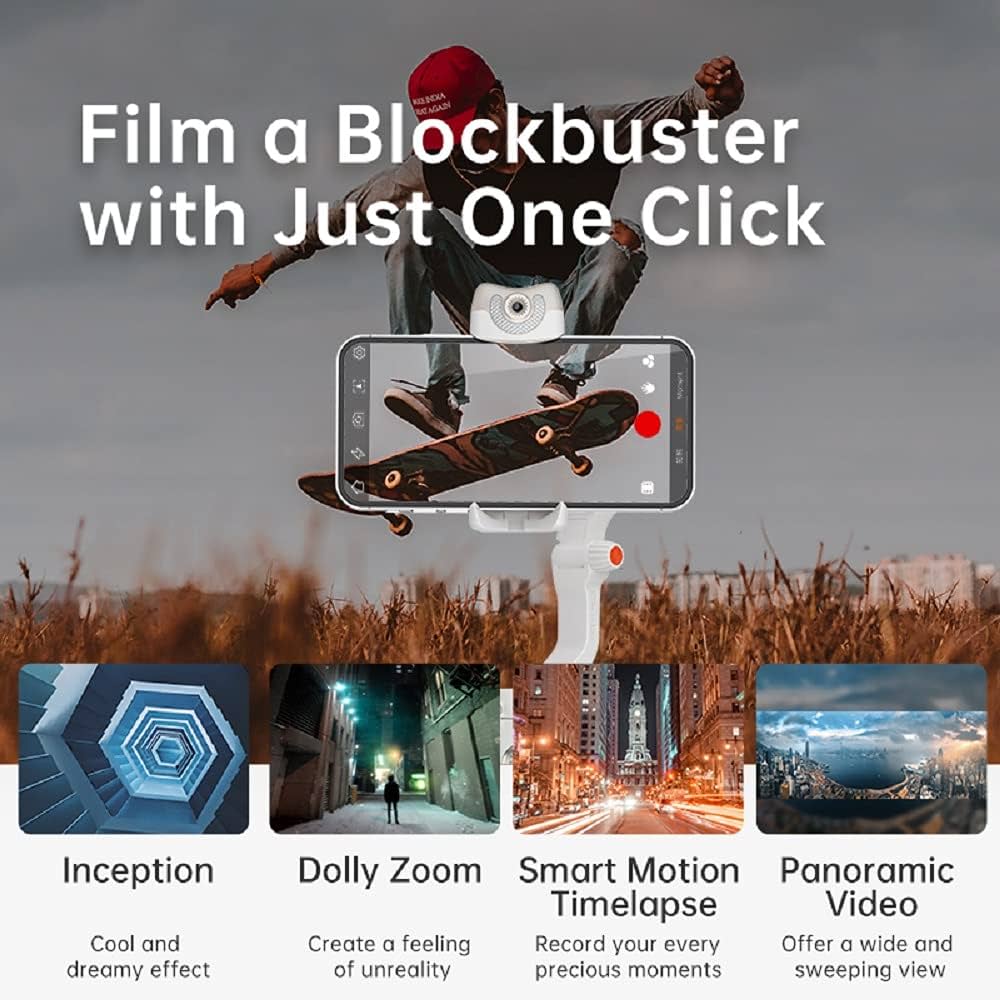 Gimbal për Telefon HOHEM Smartphone Stabilizer – Profesional me 3 Akse