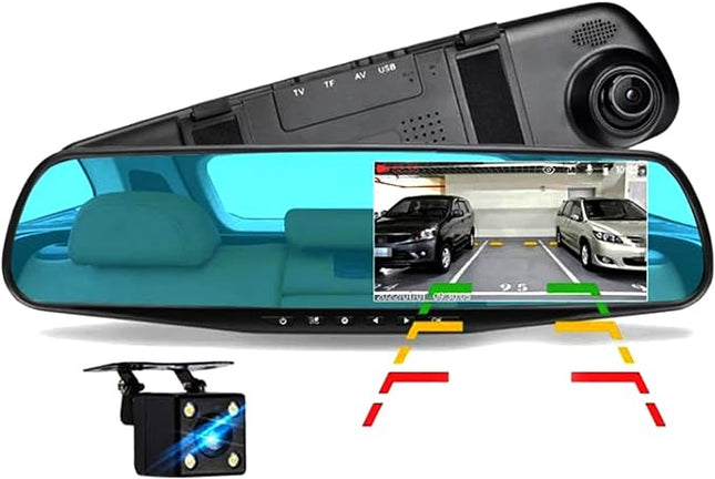 Kamër makine në formë pasqyre me cilësi 1080p dhe ekran