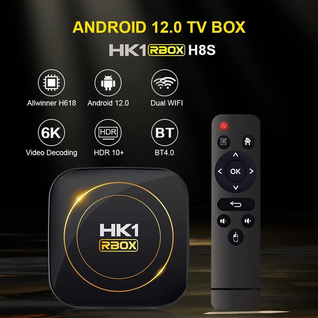 Android TV Box HK1 RBOX UHD 6K