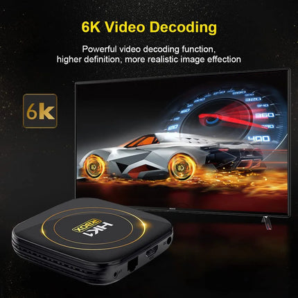 Android TV Box HK1 RBOX UHD 6K