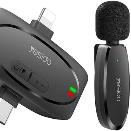 Mikrofon wireless YESIDO KR15 Dual Low-latency