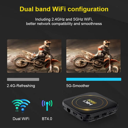 Android TV Box HK1 RBOX UHD 6K