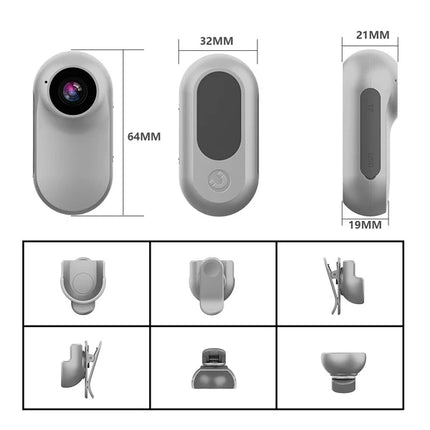 Mini Kamer A100 Thumb HD 1080P Mini Action-Camera Cycling Anti-shake Magnetic Waterproof Sports Camera