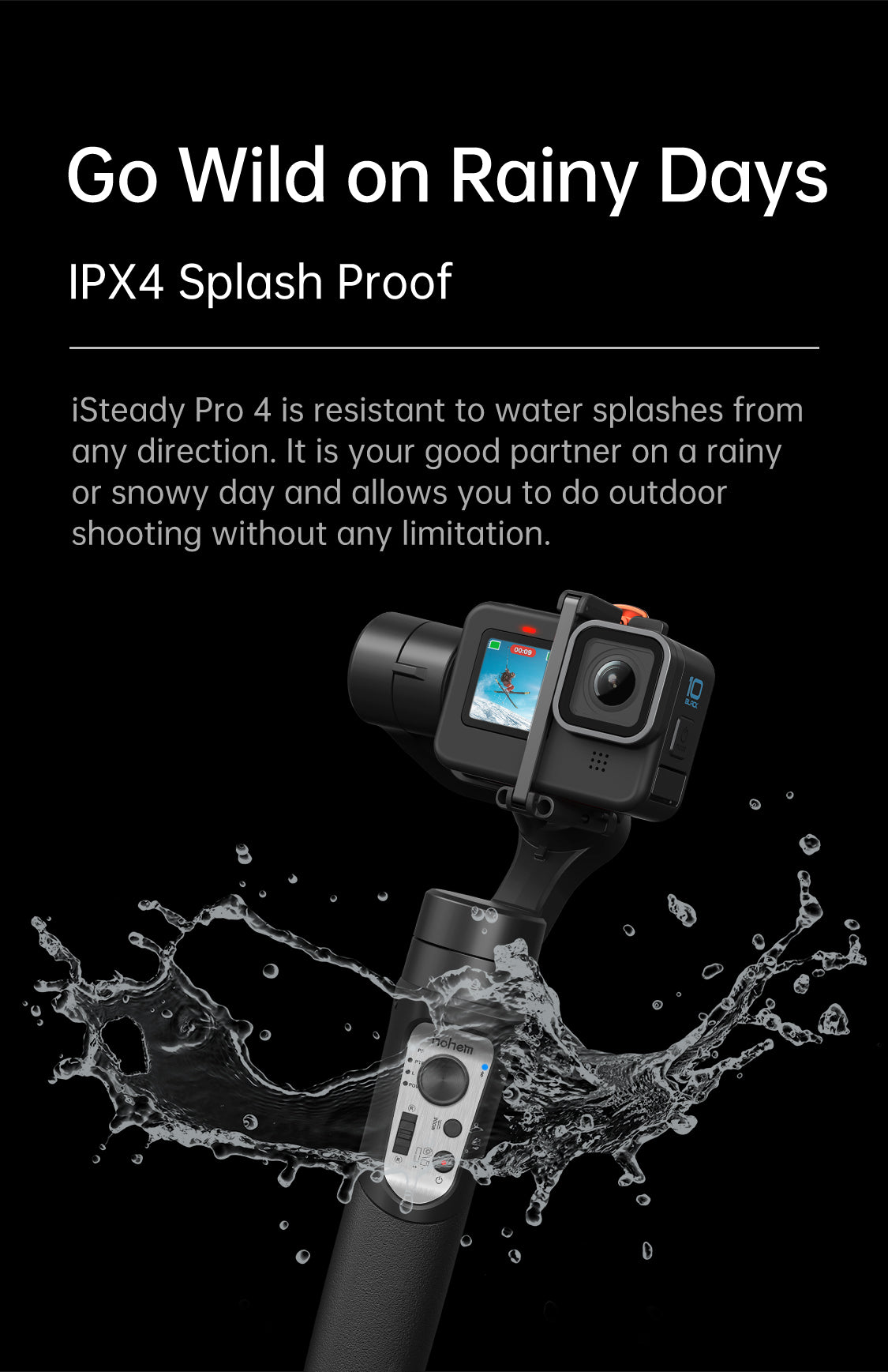 Selfie stick stabilizues Hohem iSteady Pro 4