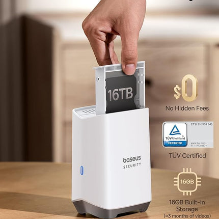 Kamer e jashtme me panel diellor Baseus Security S1 Pro me dy kamera te integruara