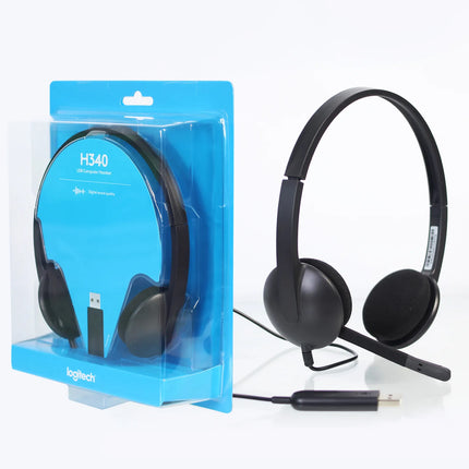 Kufje me Kabëll Logitech H340 USB Headset