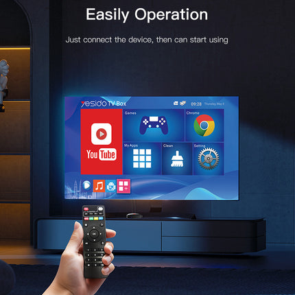Konsolë GameBox me Android YESIDO TV12 4K