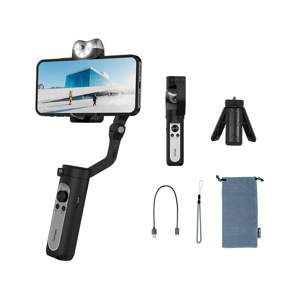 Gimbal për Telefon HOHEM Smartphone Stabilizer – Profesional me 3 Akse