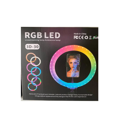 Dritë LED Ring Light 3D-30 RGB