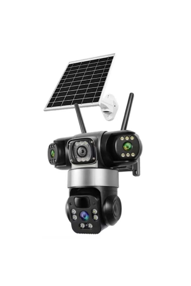 Kamer e Jashtme me 3 Lente Triple Screen PTZ Outdoor Security Camera