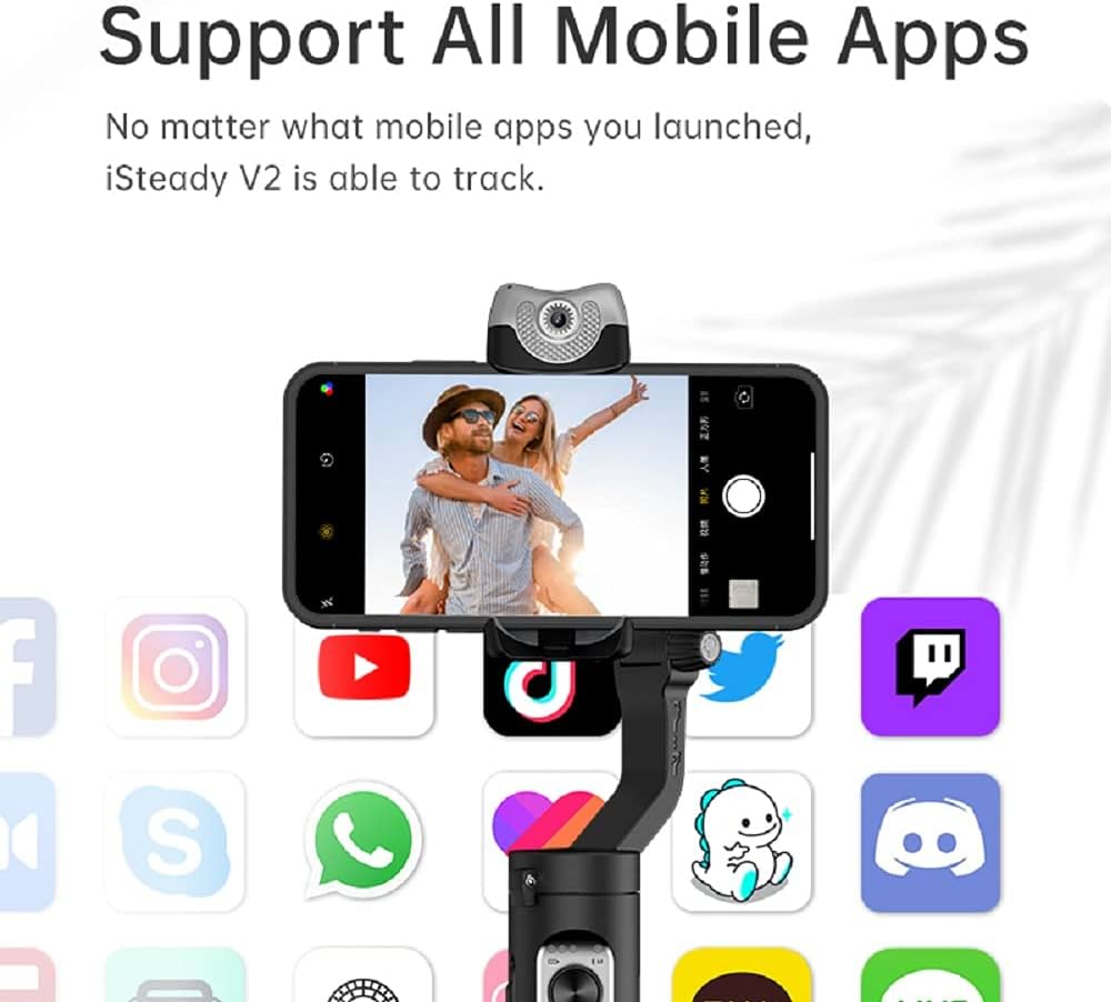 Gimbal për Telefon HOHEM Smartphone Stabilizer – Profesional me 3 Akse