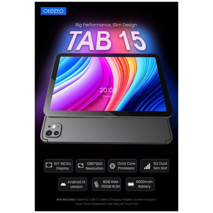 Tablet Oteeto Tab15 5G Dual Sim