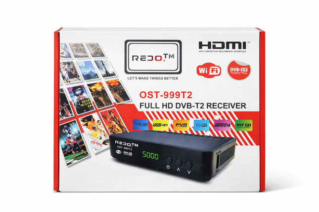 Dekoder DVB-T2 Redo™ OST-999T2