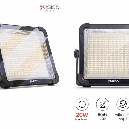 Dritë Emergjence LED 20W Yesido DH17