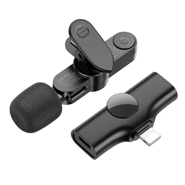 Mikrofon Wireless Borofone BFK12 Lavalier për iPhone