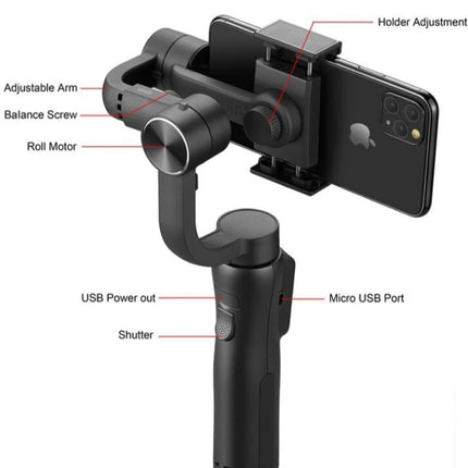Tripod FITRIC 3 Axis Handheld Smartphone Gimbal Stabilizer