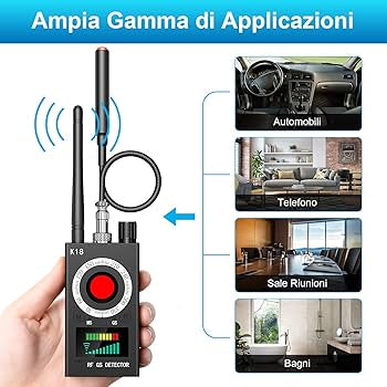 Detektor për Kamer të Fshehtë dhe GPS  K18 RF