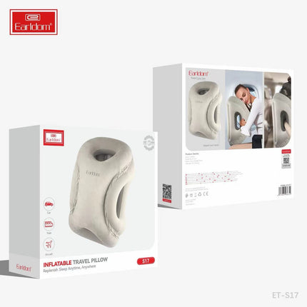 Jastek udhetimi Earldom Inflatable Travel Pillow ET-S17