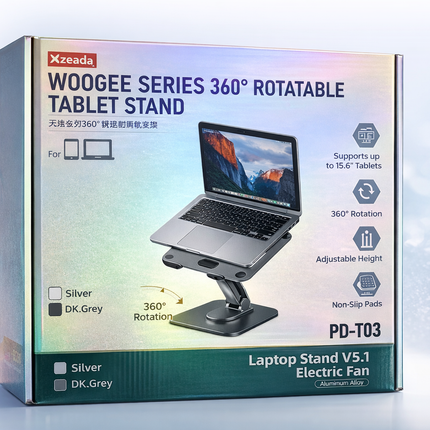 Mbajtese Tableti dhe Laptopi Azeada Woogee Series 360 Stand