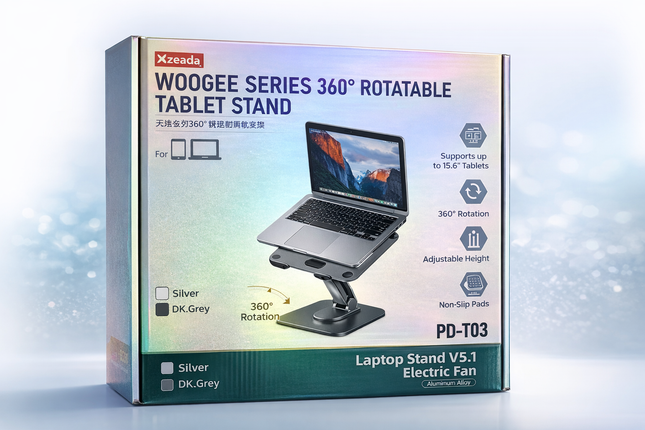Mbajtese Tableti dhe Laptopi Azeada Woogee Series 360 Stand