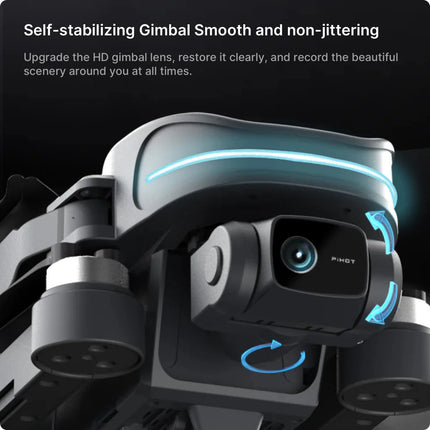 Dron me GPS Gimbal Pihot P80 Maxv2  - Telekomande me ekran