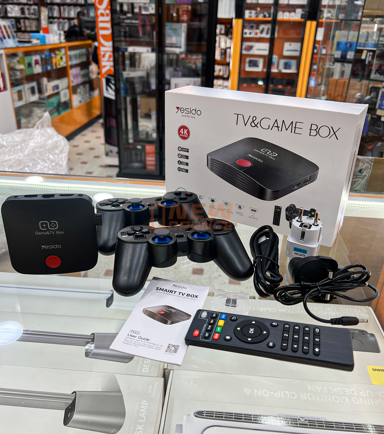 Konsolë GameBox me Android YESIDO TV12 4K