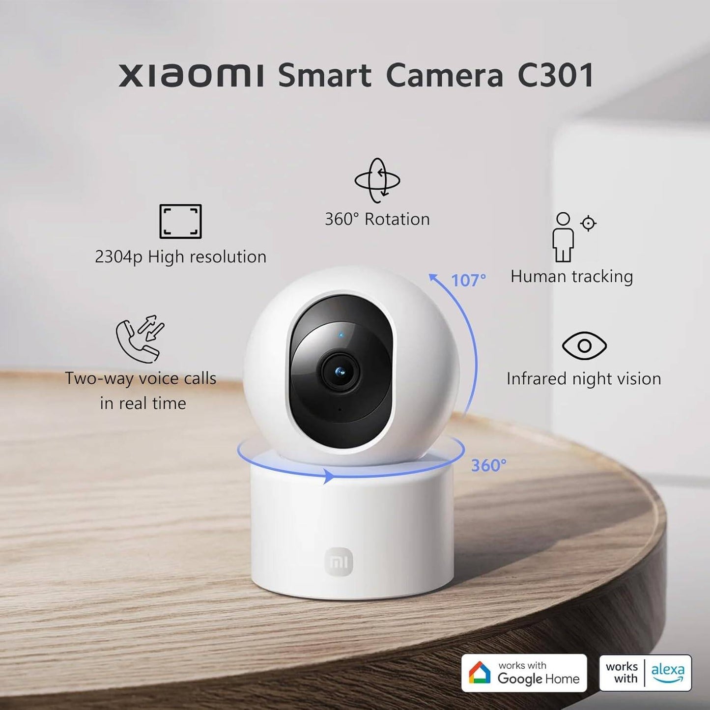Kamer vezhgimi Xiaomi Smart Camera C301