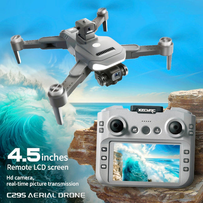 Dron me GPS 4K - Telekomandë me ekran C29S