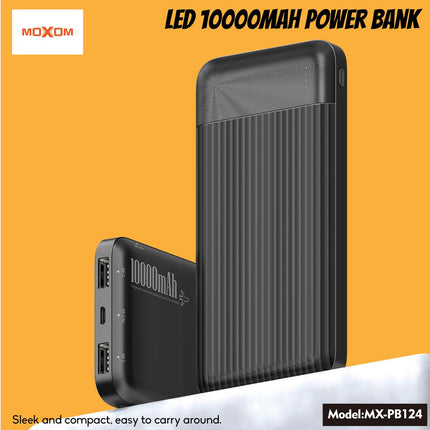 Powerbank 10000MaH MOXOM PB-124