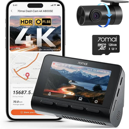 Kamer për Makinë 4K 70mai A800SE me WiFi