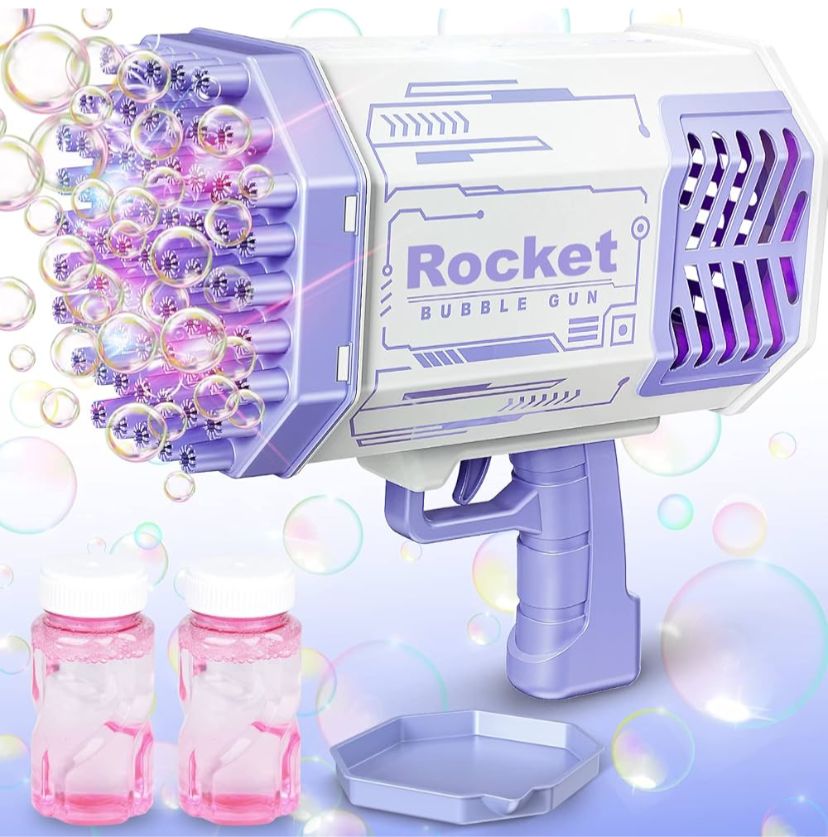 Pistolete me Flluska Sapuni Rocket Bubble Gun