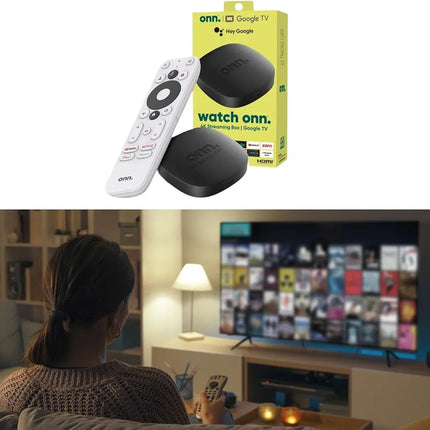 Smart TV Box ONN 4K Android 14.0