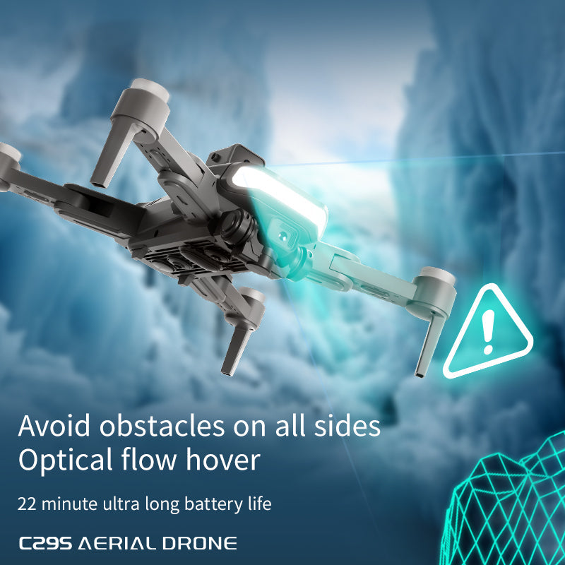 Dron me GPS 4K - Telekomandë me ekran C29S