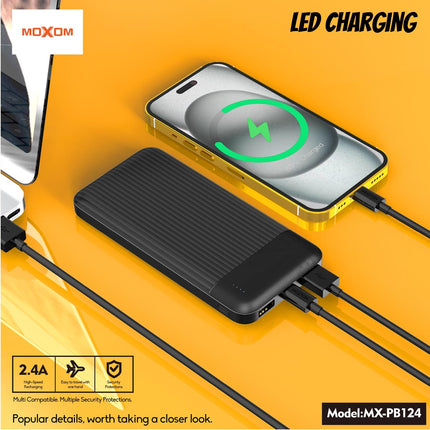 Powerbank 10000MaH MOXOM PB-124