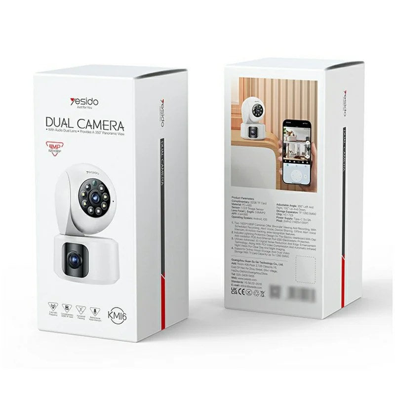 Kamer Sigurie YESIDO KM16 me Dy Lente