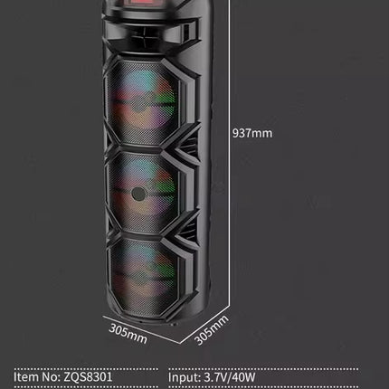 Boks me Bluetooth Multi Media Speaker - Party Karaoke Lokale