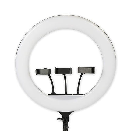 Ringlight me 3 mbajtëse telefoni PK-460