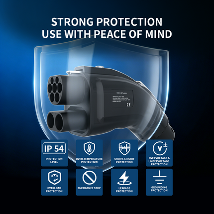 Adaptor për Makina Elektrike CCS2-GBT nga Kineze në EU