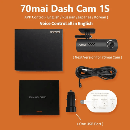 Kamer makine 70mai 1S me App control - video HD