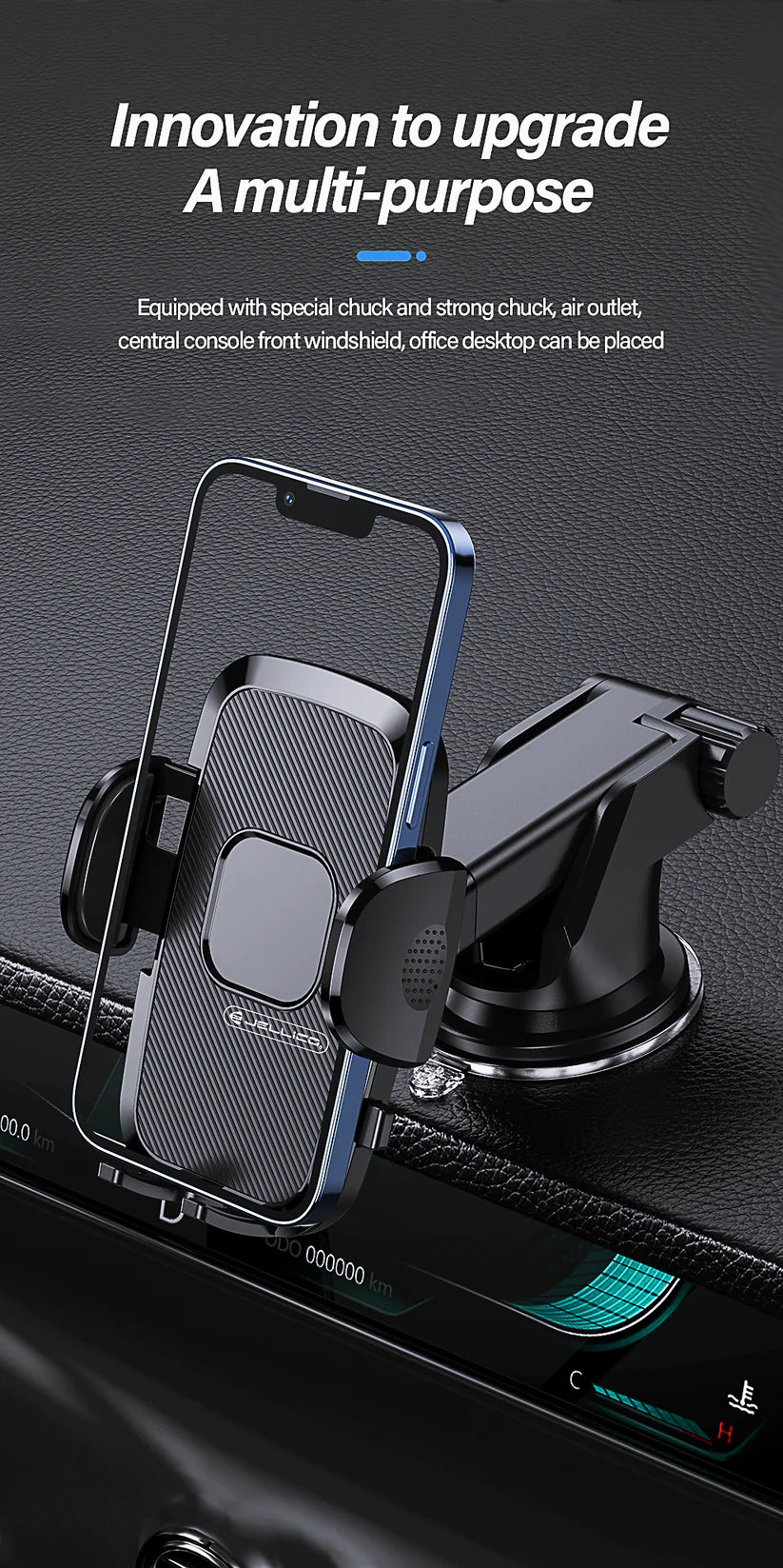 Mbajtëse Telefoni për Makinë Jellico PH15